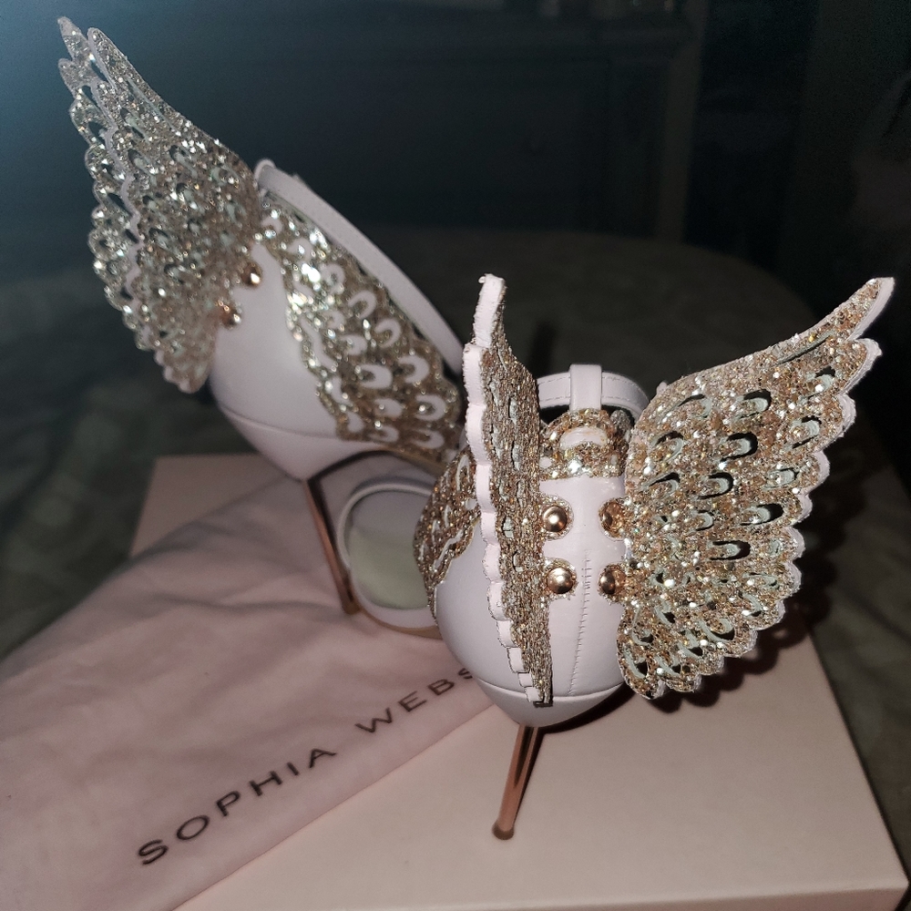 High Heel, worn once for my wedding. Orig $683 - Picture 4 of 5